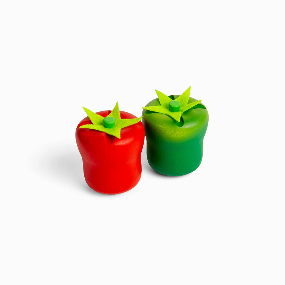 Wooden Pepper (Red/Green)