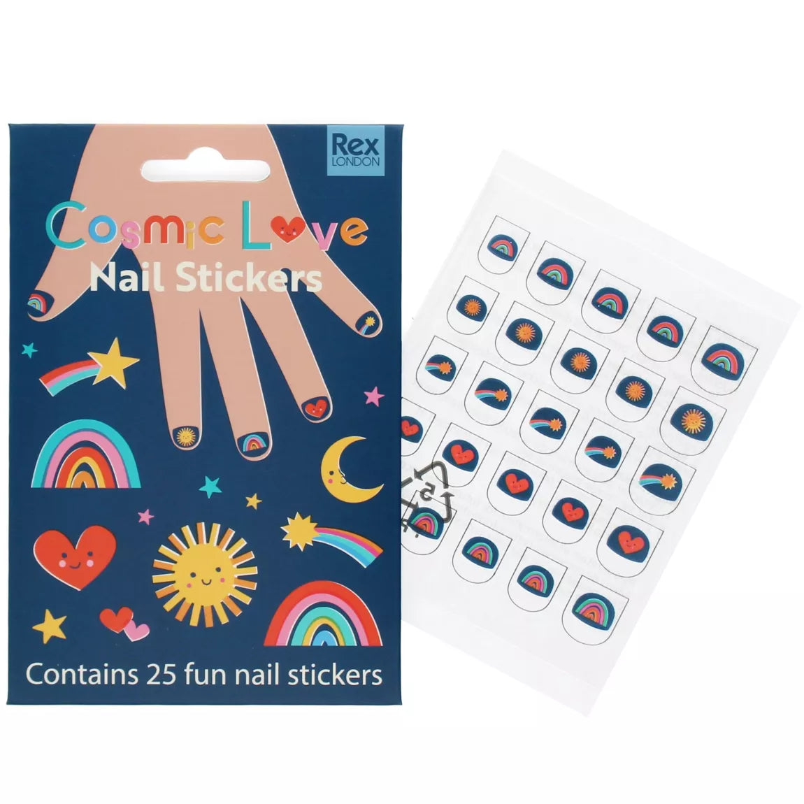 Children's nail stickers - Cosmic Love