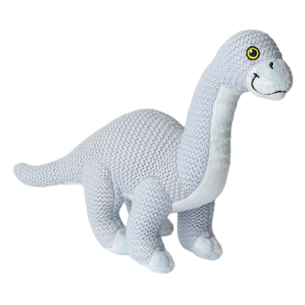 Wilberry Knitted Brontosaurus – Blue (small)