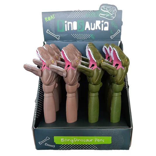 Dinosauria Dinosaur Biting Pen