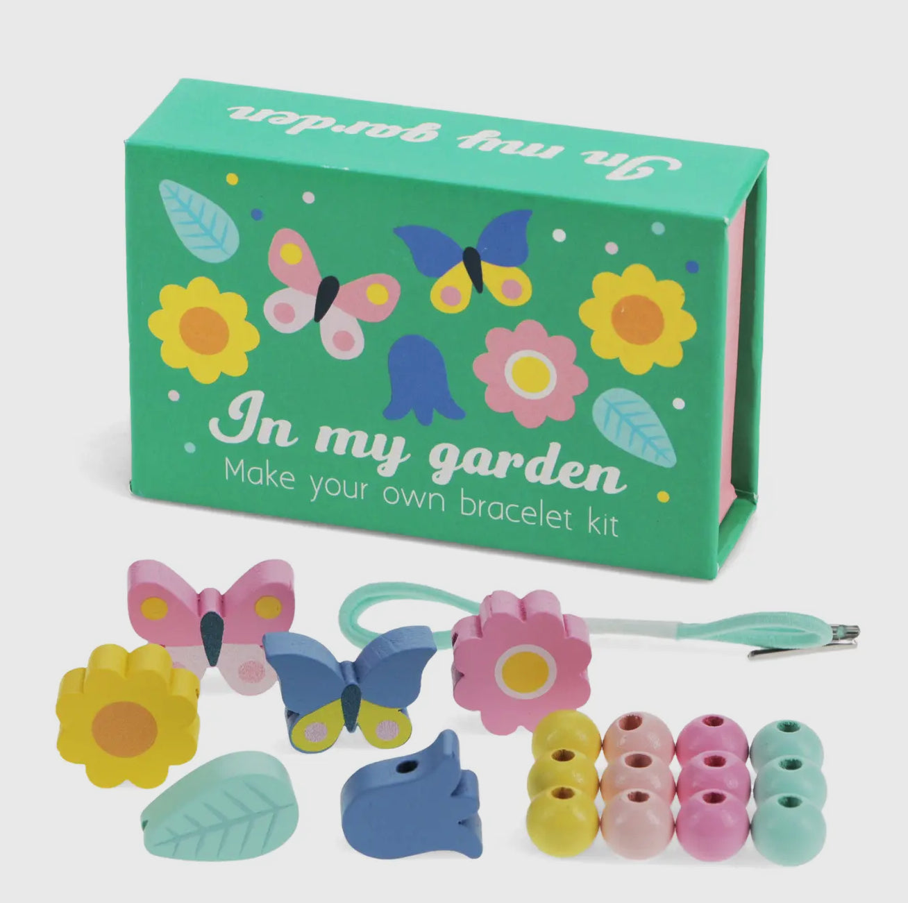 Wooden Bead Bracelet Kit - In My Garden
