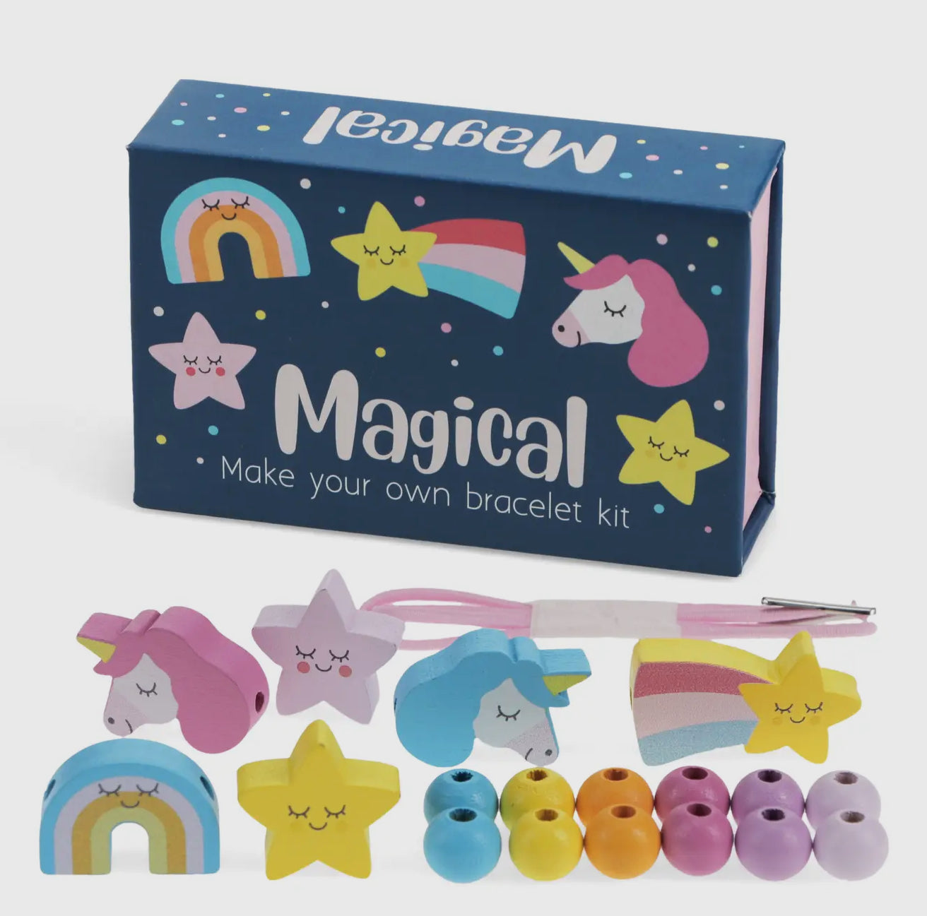 Wooden Bead Bracelet Kit - Magical