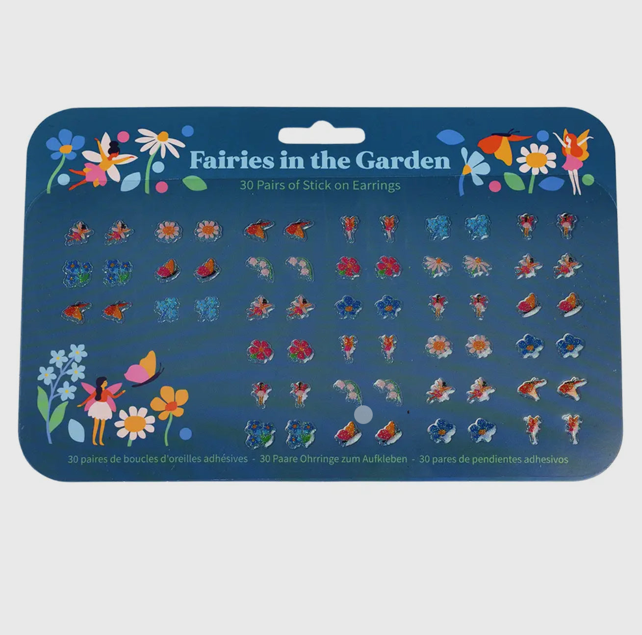 Stick on Earrings - Fairies in the Garden