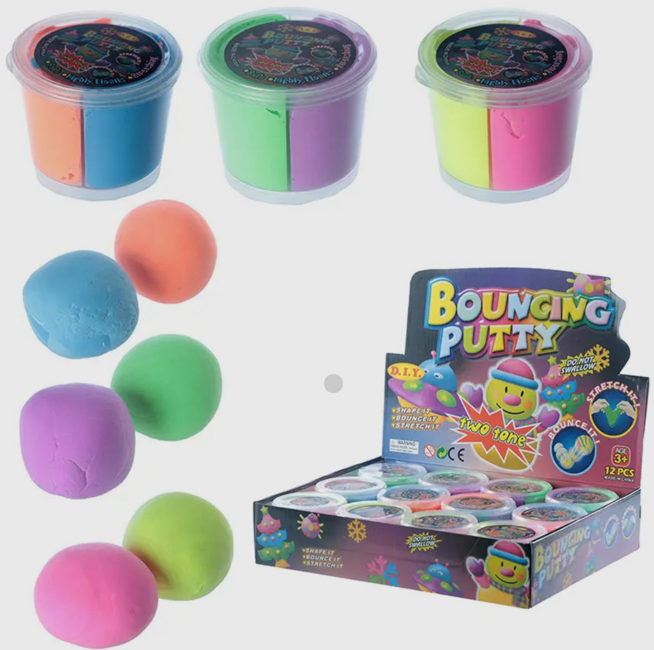 Two Tone Bouncing Putty