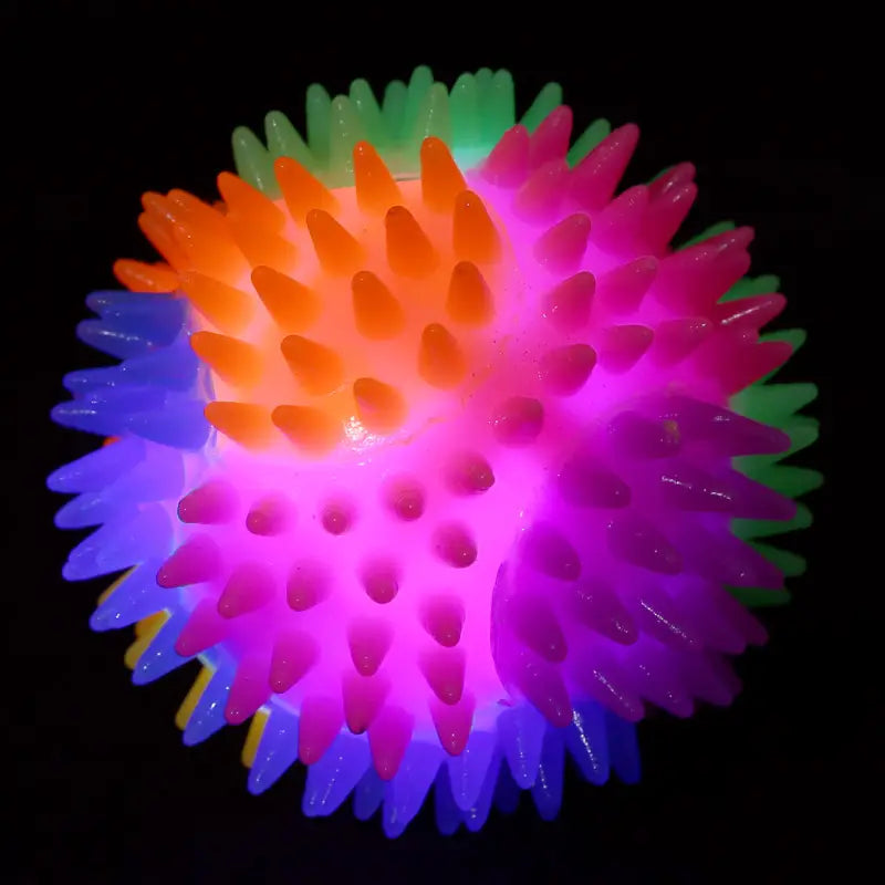 Spiky Led Flashing Bouncy Ball 7cm