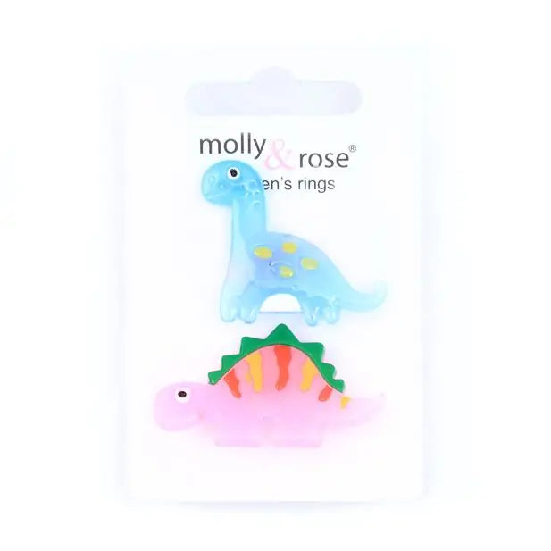 Childrens Dinosaur Rings