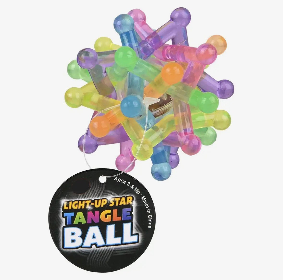 Light Up Tangle Ball Fidget Toy