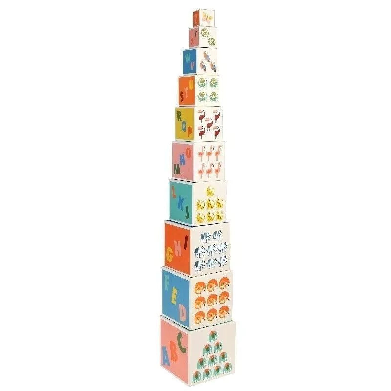 Wild wonders stacking blocks