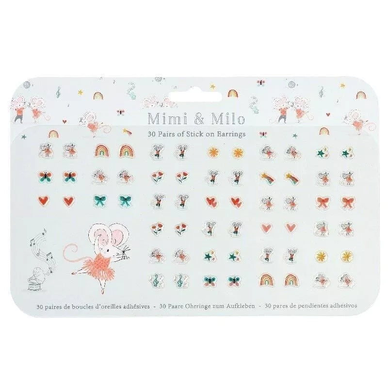 Stick on earrings - Mimi and Milo
