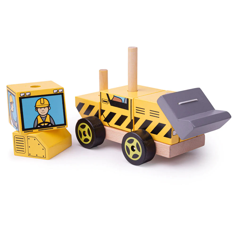 Stacking bulldozer