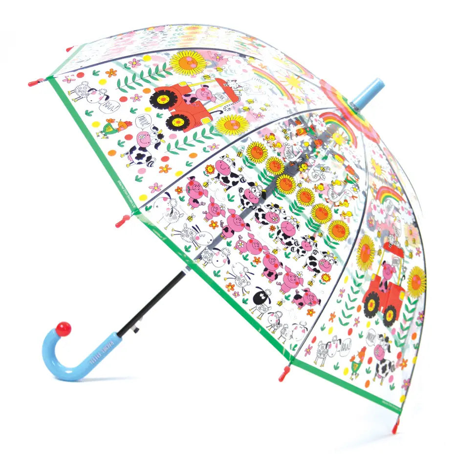 Kid's Umbrella - On the Farm