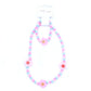 Flower Stretch Bead Necklace and Bracelet Set