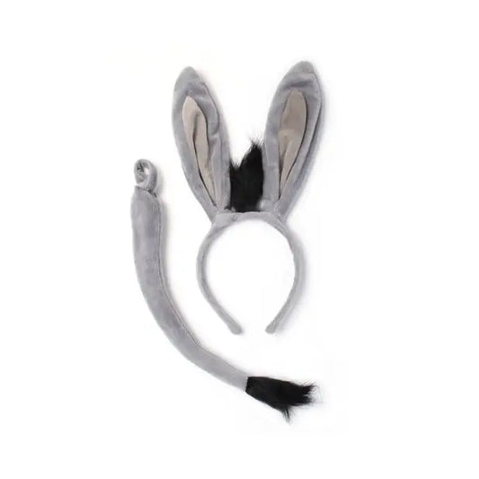 Donkey Ears with Tail Dress Up Set