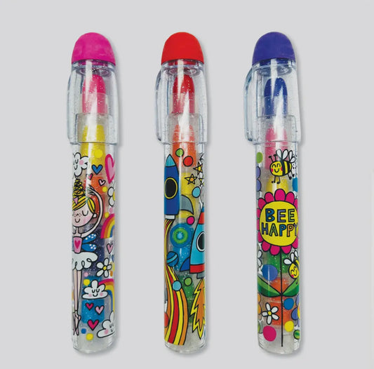 Erasable Rocket Crayons (Rocket / Bee Happy / Fairy)