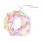 Pack of 5 Frosted Beads and Daisy Bracelets