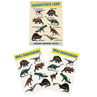 Temporary Tattoos - Dinosaur Prehistoric Land