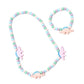 Dinosaur Stretch Bead Necklace and Bracelet Set