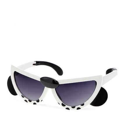 Children's Foldable Sunglasses - Snow Leopard