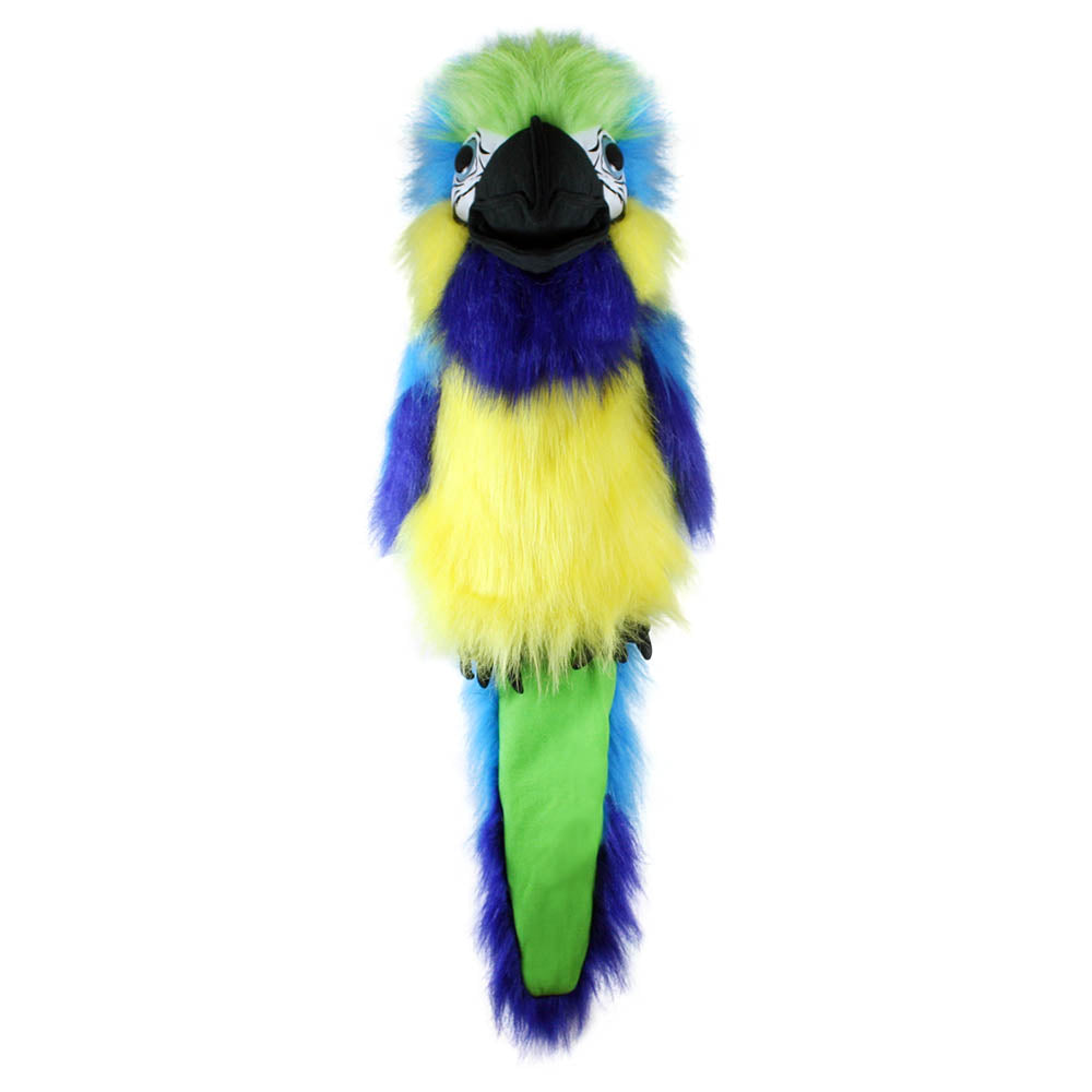 Large Bird Puppet - Blue & Gold Macaw