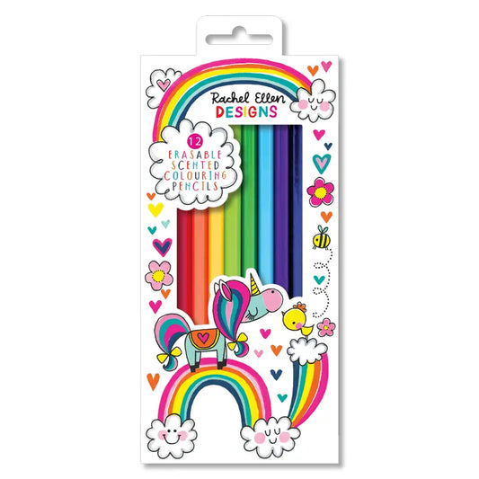 Unicorn Rainbows Scented & Erasable Colouring Pencils