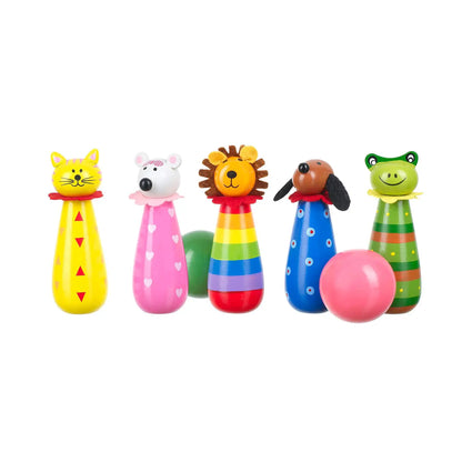 Animal Wooden Skittles