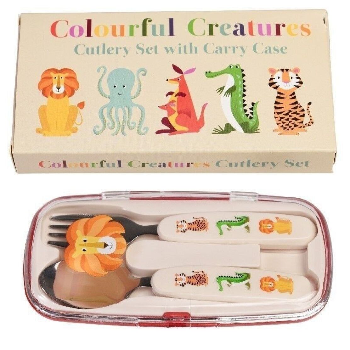 Colourful Creatures Cutlery Set