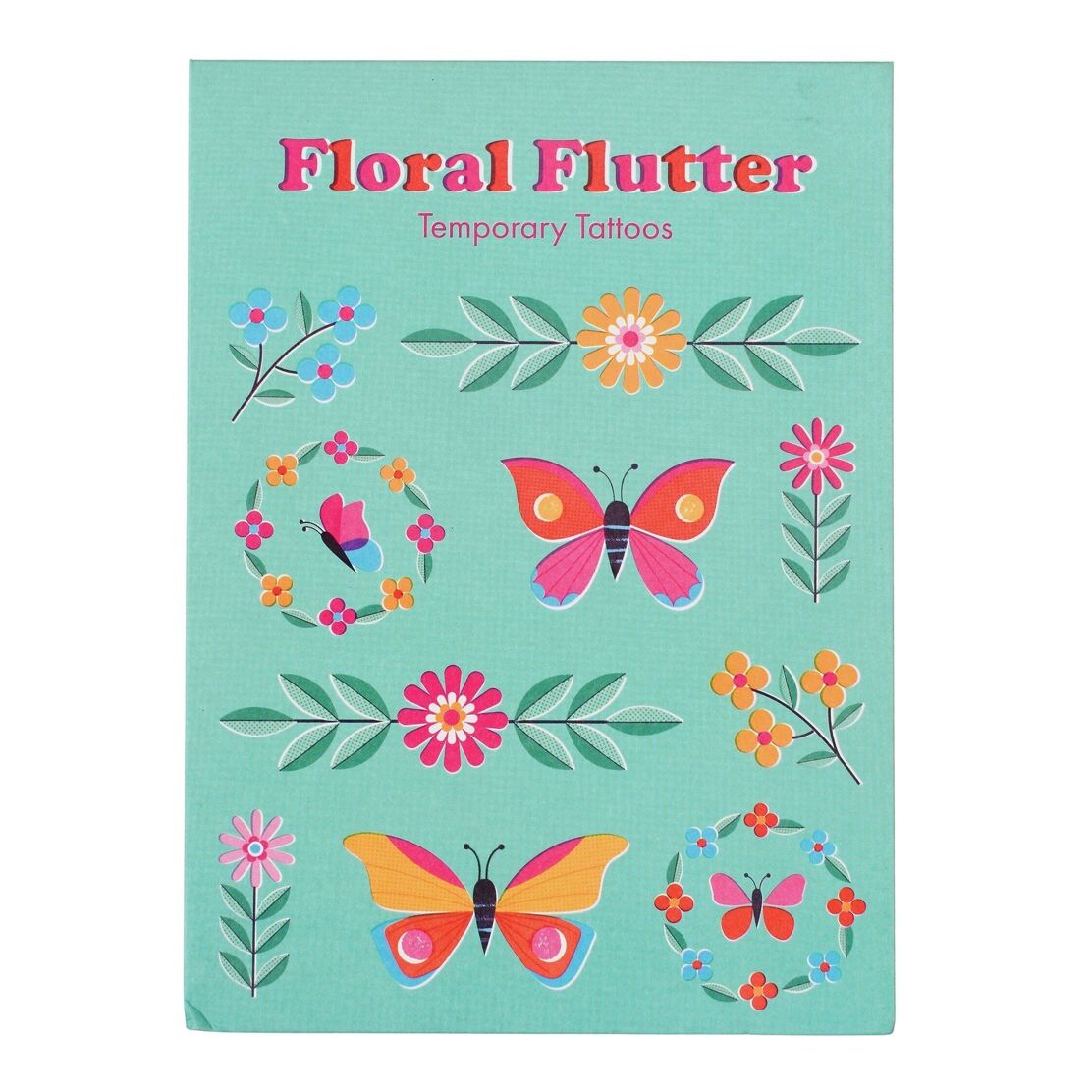 Floral Flutter - Temporary Tattoos