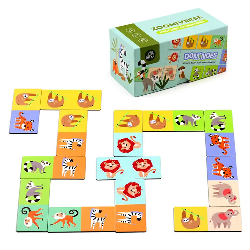 Zooniverse Kids Dominoes Set