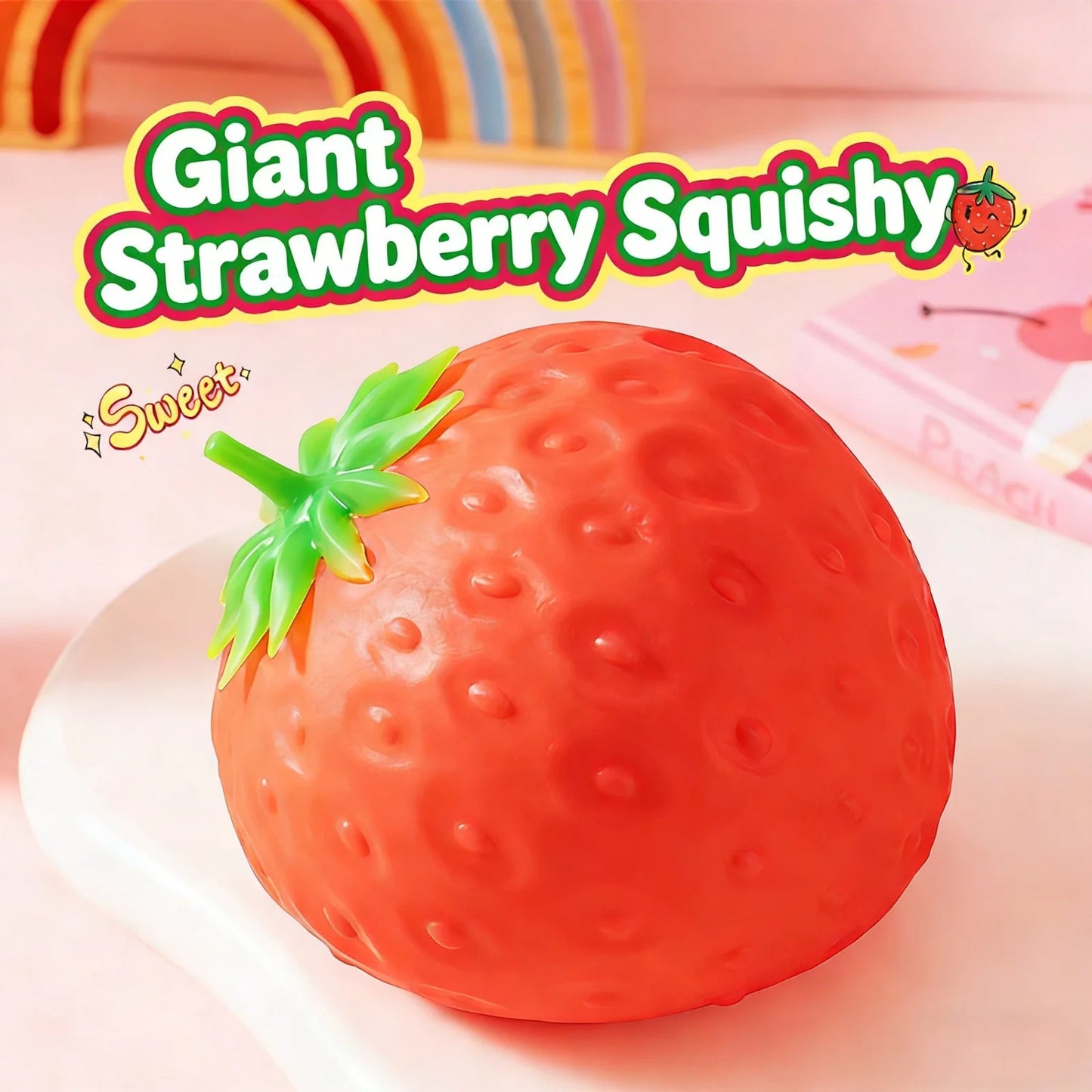 Giant Strawberry Squishy