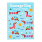 Sausage Dog - Temporary Tattoos