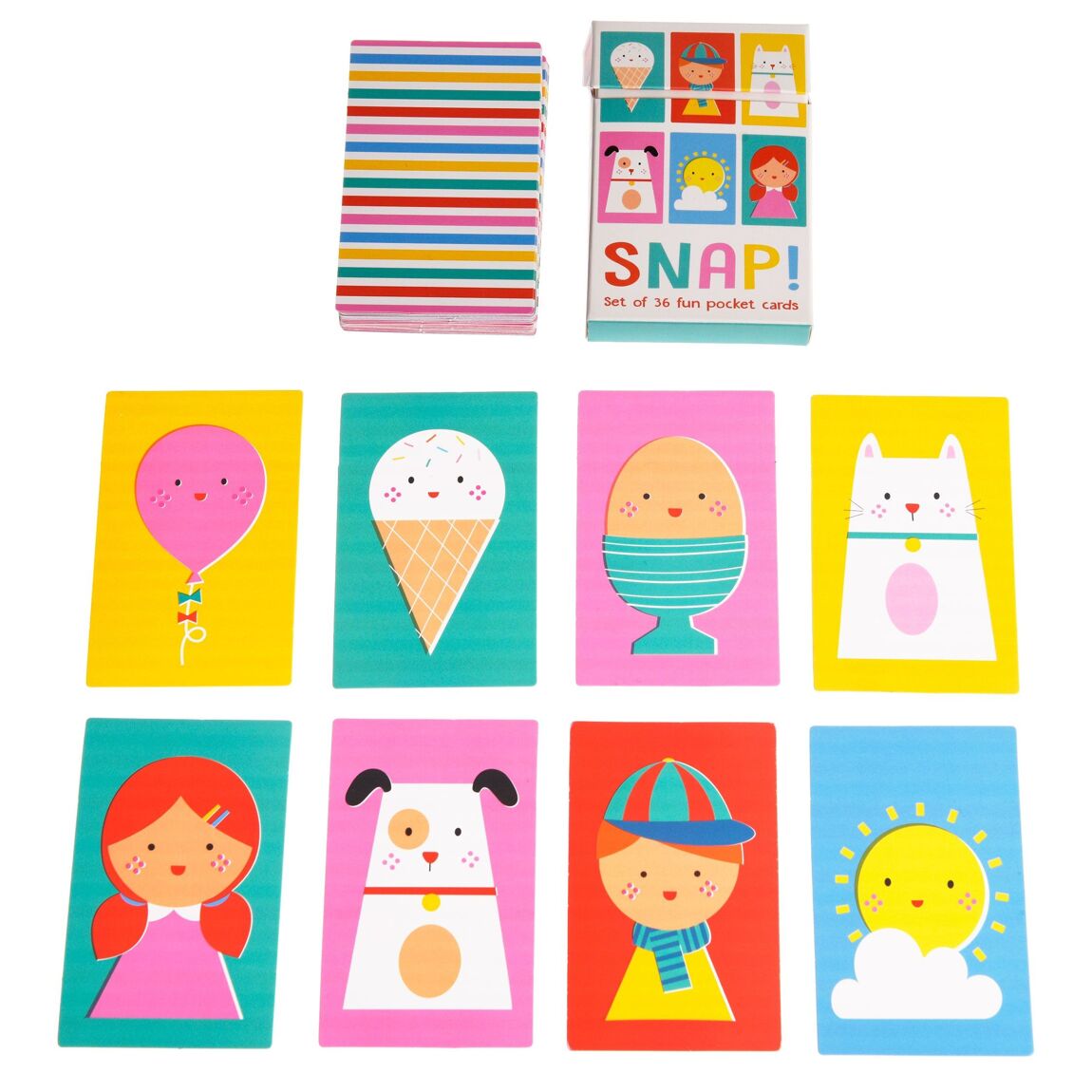 Children's snap cards