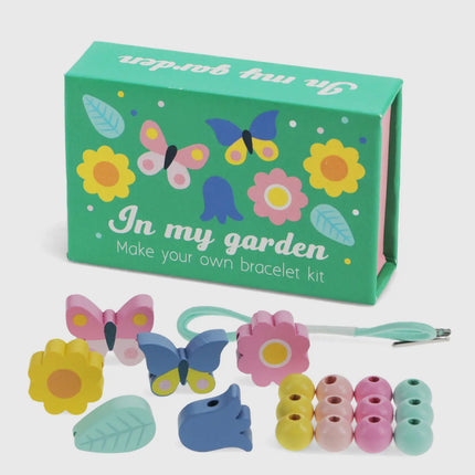 Wooden Bead Bracelet Kit - In My Garden