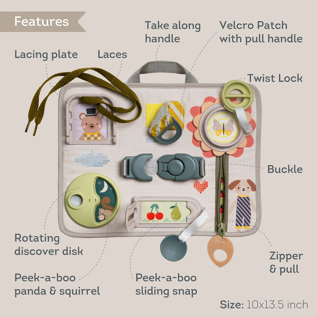 Taf Toys Snap ‘n Learn Board