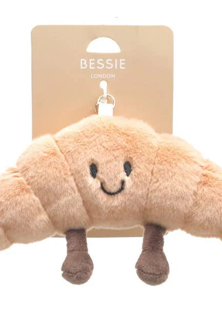 Plush Croissant Bag Charm