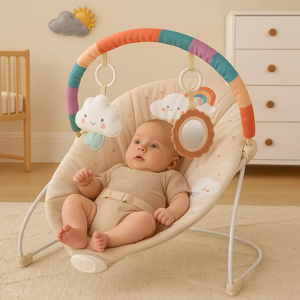 Jumini Baby Bouncer Chair with Vibration & Music