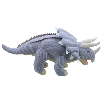 Triceratops (Blue) – Large – Wilberry Knitted
