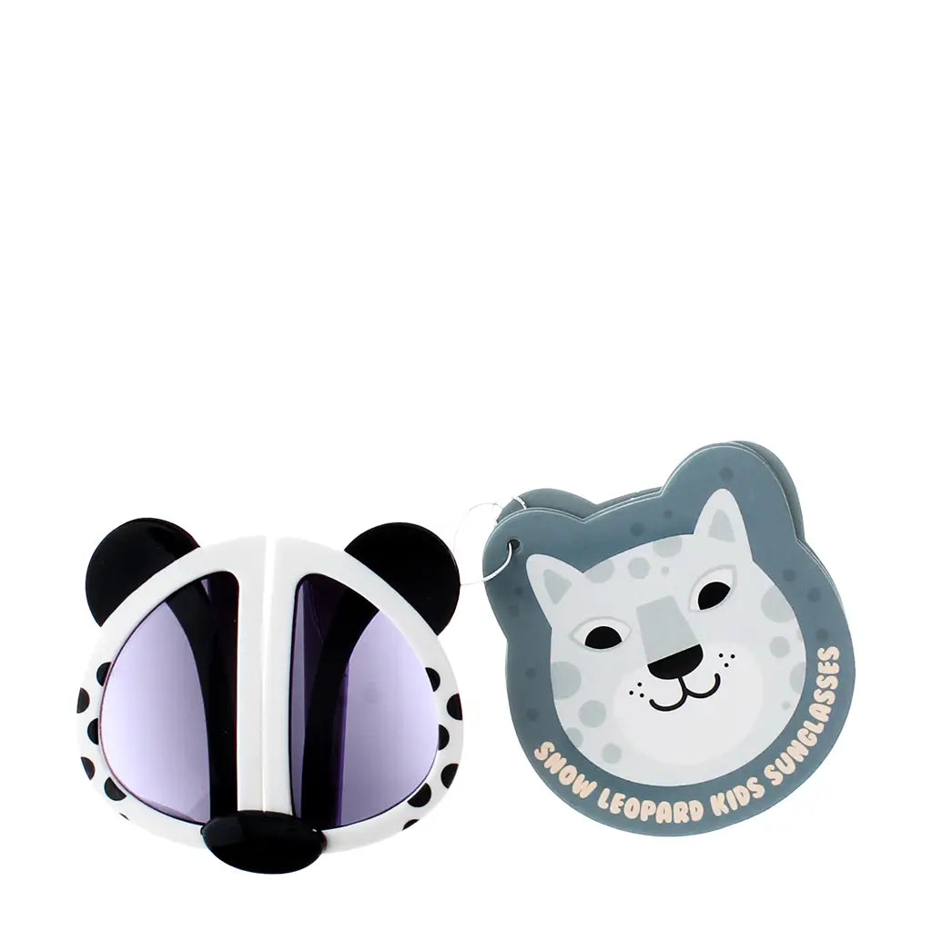 Children's Foldable Sunglasses - Snow Leopard