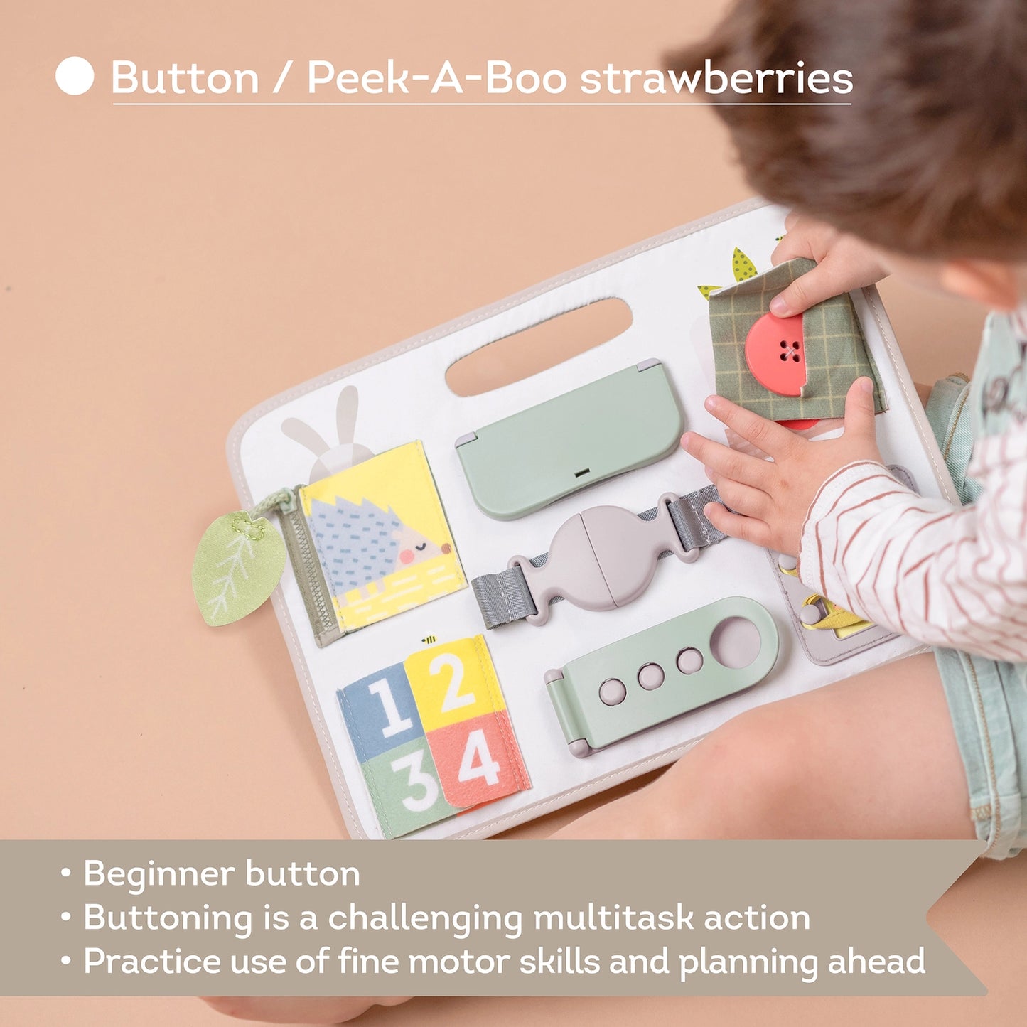 Taf Toys Activity Buckle Board