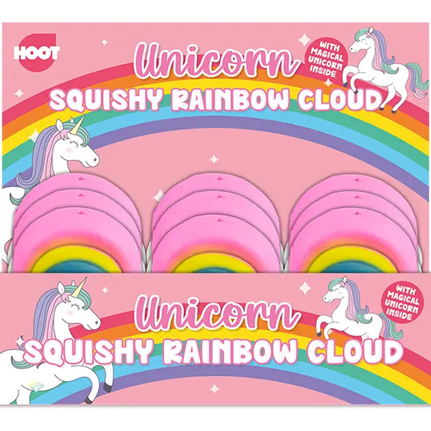 Squishy Rainbow Cloud with Unicorn