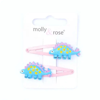 Dinosaur Motif Hair Clips
