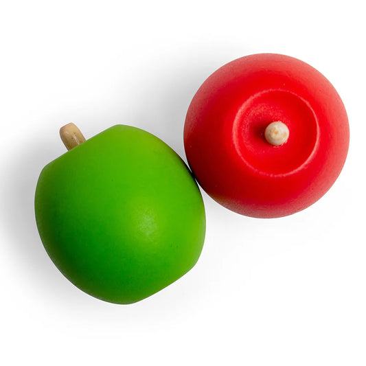 Wooden Apple (Green/Red)