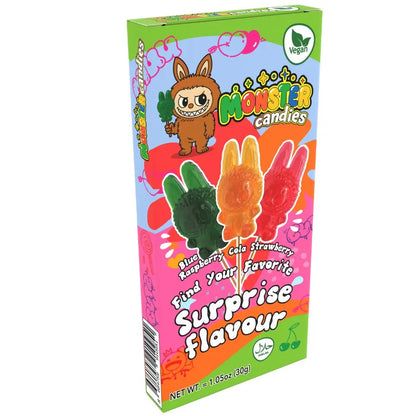 Monster Candies Surprise Flavour Lollipop