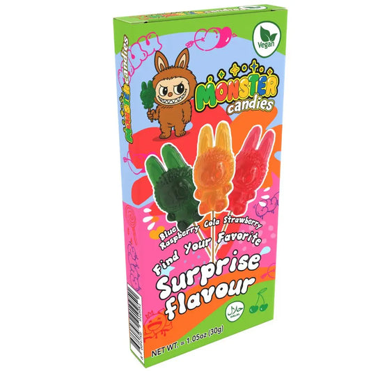 Monster Candies Surprise Flavour Lollipop