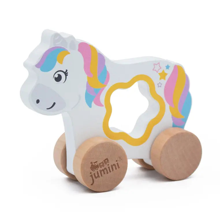 Jumini Push Along Friends Unicorn