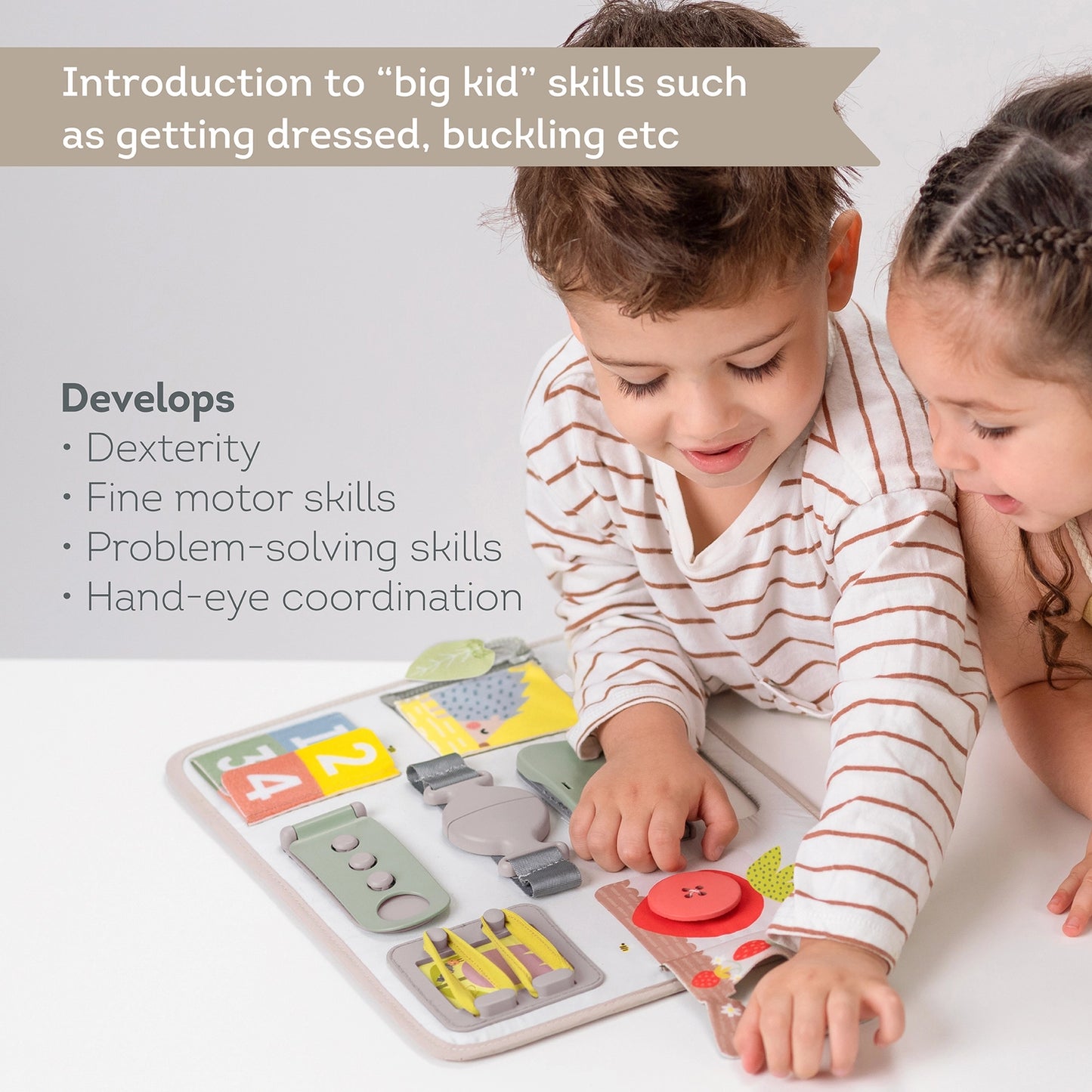Taf Toys Activity Buckle Board