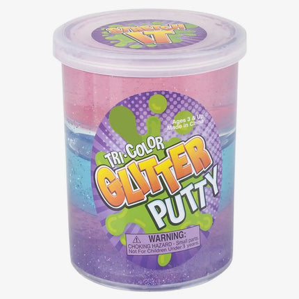 Tri-Colour Glitter Putty