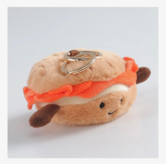 Burger Keyring