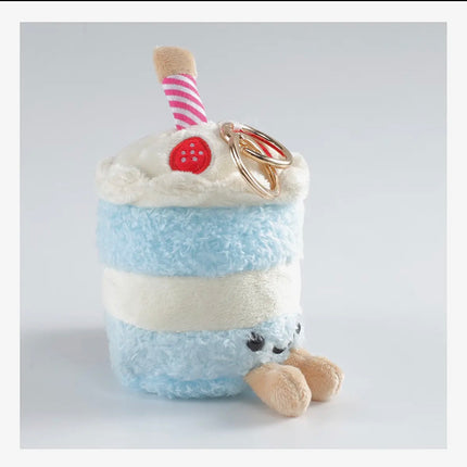 Birthday Cake Bag Charm - Blue