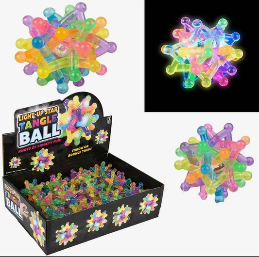 Light Up Tangle Ball Fidget Toy