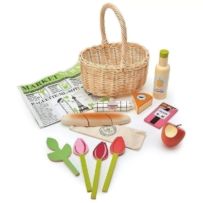 Wicker Shopping Basket